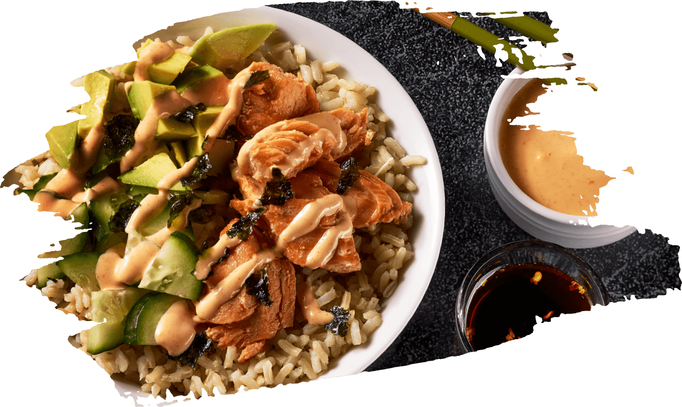 10-minute Salmon Rice Bowl