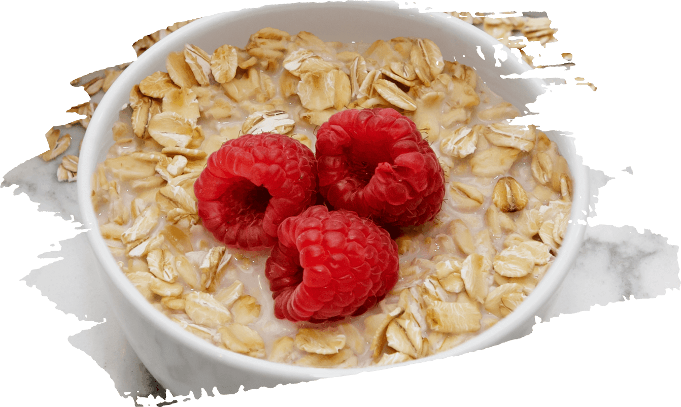 Steel Cut Overnight Oats with Raspberry Compote