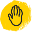 Illustration of swollen fingers (dactylitis)