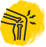 Illustration of joint pain at the knee