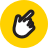 Cursor icon used to drag a slider element on the page