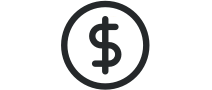 Illustration of a dollar sign in a circle