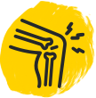 Joint Pain at Knee Icon