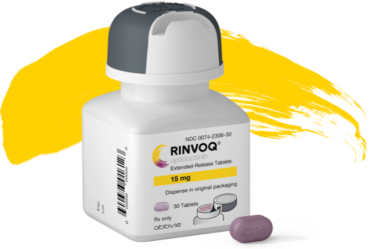 RINVOQ® (upadacitinib) medicine bottle