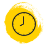 Clock face icon.